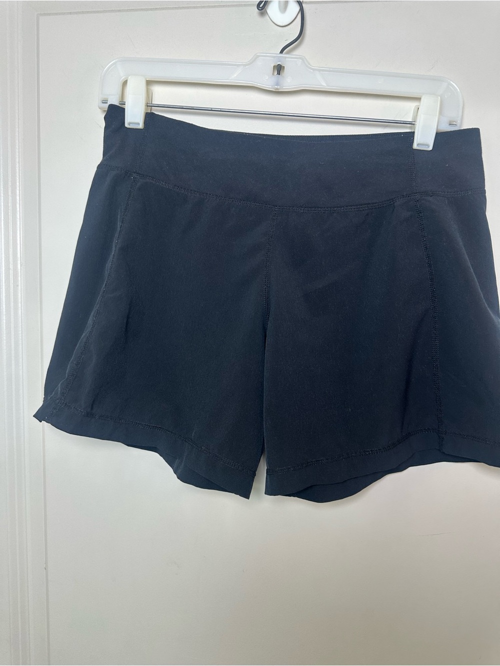 Lululemon Athletic Running Dry Wicking Black Shorts, Size 8
